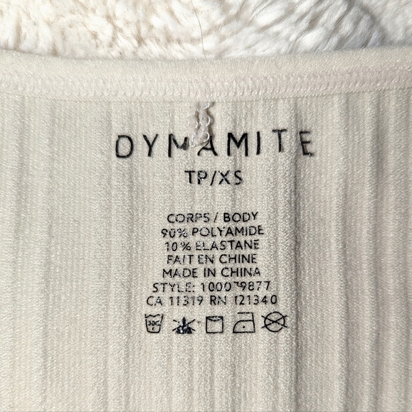 Long Sleeve Textured Bodysuit - Picture 2 of 2